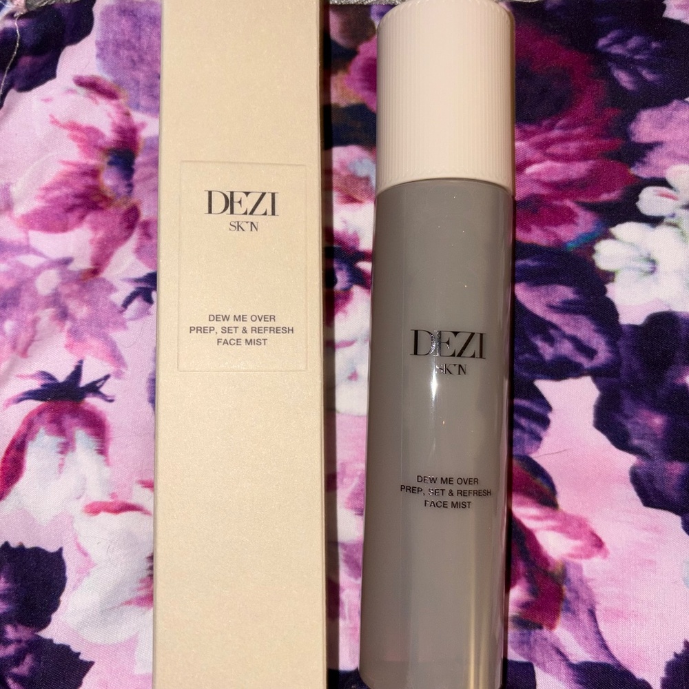NEW! DEZI SK’N Dew Me Over Prep, Set & Refresh Face Mist 120 ML / 4 OZ